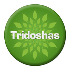 Tridoshas Green Leaves Circle Badge Style 