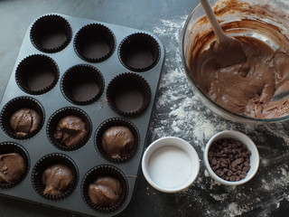 cupcake baking