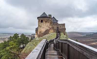 Fototapeta na wymiar Castle of Boldogko, Hungary (13th century)