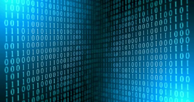 digital code number abstract background footage, represent  coding technology and programming languages.
