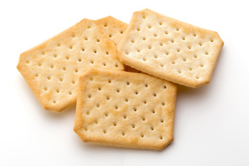 Toast bread isolated on the white background.
