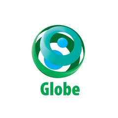 vector logo globe