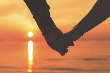 hands of man and woman 