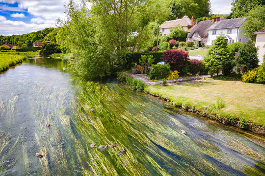 River Avon near Salisbury Southern England UK