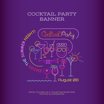 Cocktail Party banner design