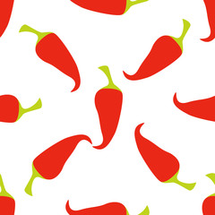 Jalapeno pepper icon in flat style.