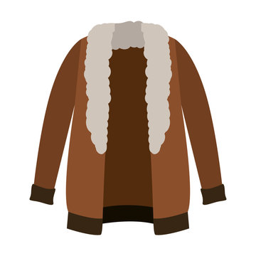 Winter Jacket Clothes Icon