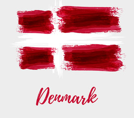 Denmark grunge flag background