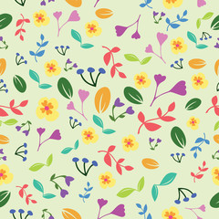 Fototapeta na wymiar Beautiful Seamless Floral pattern design