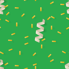 green paper celebration seamless background