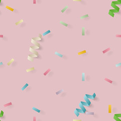 pink celebration seamless background