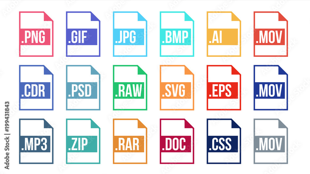 Poster format file vector. pictures pictogram file formats icon. extension element. flat isolated illustrat