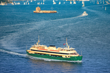 Sydney Ferry in the harbour