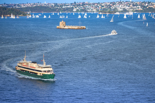 Sydney Ferry In The Harbour