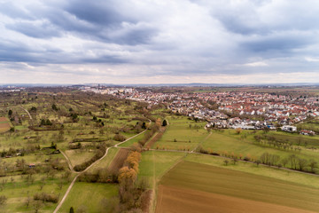 Luftbild Möglingen im Kreis Ludwigsburg
