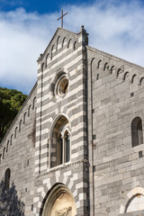 Obraz premium Porto Venere Liguria Italy - Chiesa di San Lorenzo (Church of St. Lawrence) 