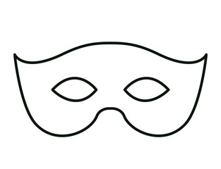 mardi gras mask icon