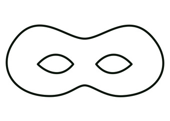 mardi gras mask icon