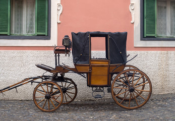 Fototapeta na wymiar Victorian Brougham carriage