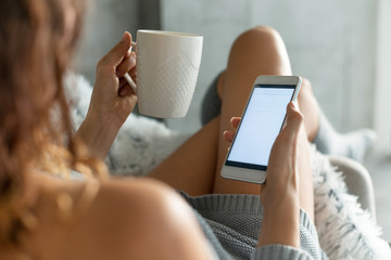 Coffee and mobile phone