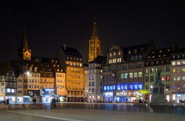 Fototapeta na wymiar City view of Strasbourg, France