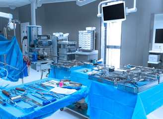 Interior hospital operation room