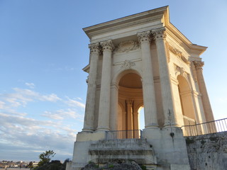 Fototapeta na wymiar Montpellier, ciudad del sur de Francia, en la región de Occitania y capital del departamento Hérault. 