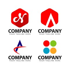 Company Logo Vector Template Design Illustration