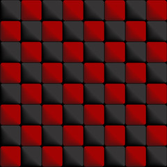 Black and red tiles textures background
