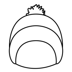 winter hat clothes icon