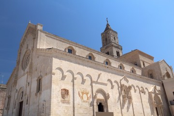 Fototapeta na wymiar Matera Cathedral church