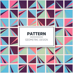 Vector color pattern. Geometric background