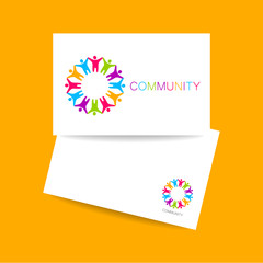 community logo design template