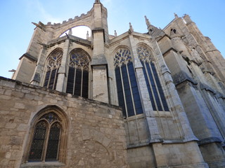 Obraz premium Catedral de Narbonne / Narbona, ciudad de Francia del departamento de Aude, en la región de Occitania, al sur del país