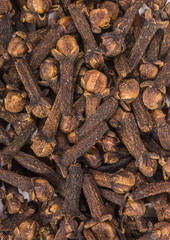 dried cloves background