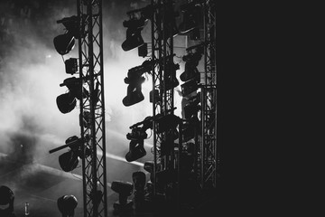 spotlight at the concert