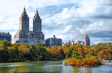 New York City Central Park With Beautiful Nature