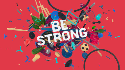 Be strong card