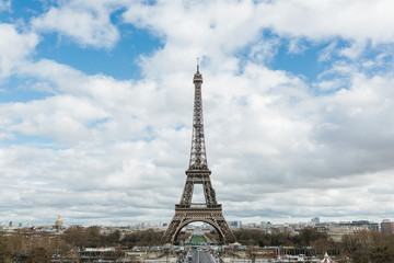 Eiffel tower in Paris, France