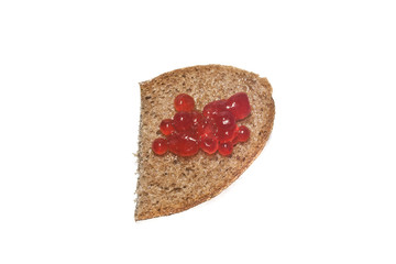 bread isolated on white background