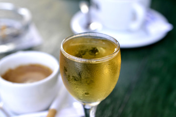 famous zolta / yellow/ rakia, from macedonia