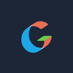 Letter G logo icon design template elements