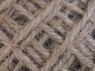texture of a hemp rope