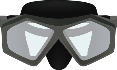 Diving mask. vector illustration
