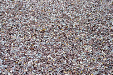 Background texture of fine grain gravel chips