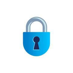 Lock security icon. Padlock illustration.