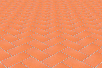 New italian brick pavement for indoor and outdoor use - perspective view