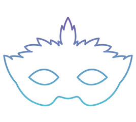 mardi gras mask icon