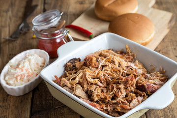 Pulled Pork (burger zubereitung)