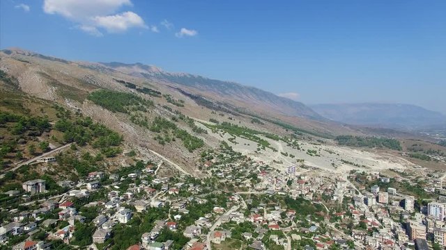 Houses in the mountains of Albania